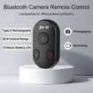 Wireless Bluetooth Remote Control for iPhone Camera, Compatible with iPhone 12 to 16 Pro Max, GoPro 8 to 12, Instant Pairing, 65ft Long Rang