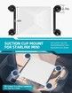 Starlink Mini Sunroof Suction Cup Mount,Secure Mounting Kit for Car Windows and Sunroofs,Strong Suction Cups Ensure Stable Satellite Signal