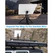 Starlink Mini Tripod Adapter,Aluminum Alloy Tripod Mount Adapter for Starlink Mini - 1/4In-20 and 3/8In-16 Threaded - Enables Tripod