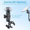 Starlink Mini Mount,RV Ladder Pole Mount,Adjustable Clamp for Starlink Mini,Compatible with Original Pipe Adapter