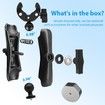Starlink Mini Mount,RV Ladder Pole Mount,Adjustable Clamp for Starlink Mini,Compatible with Original Pipe Adapter