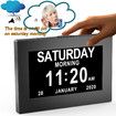 8 Inch Touch Screen Button Clock Seniors Large Fonts Dementia Clocks Clear Display Calendar Voice Reminder Digital Photoframe Elderly Alzheimer Clock