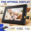 8 Inch Touch Screen Button Clock Seniors Large Fonts Dementia Clocks Clear Display Calendar Voice Reminder Digital Photoframe Elderly Alzheimer Clock