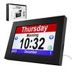 8 Inch Touch Screen Button Clock Seniors Large Fonts Dementia Clocks Clear Display Calendar Voice Reminder Digital Photoframe Elderly Alzheimer Clock