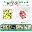 Vacuum Sealer,Compact Vacuum Sealer Handheld Machine For Food Storage