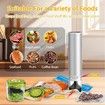 Handheld Vacuum Sealer Portable Cordless Food Machine Reusable Bags Dry Moist Modes Seal Cover Mason Inflation