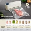Mini Vacuum Sealer Food 3-in-1 Cordless Rechargeable Dry Moist Storage 4 Snack Bags Heat Sealer Chip Inflation Pump,Beige