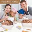 Banneton Bread Proofing Basket Set, Round and Oval Banneton Baskets, Sourdough Bread Baking Supplies with Bread Lame, Sling, Dough Whisk, Complete Sourdough Starter Kit