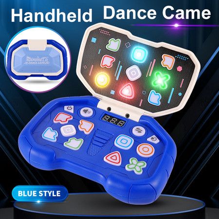 Handheld Games, Light Up Electronic Fast Press Game, Puzzle Sensory Toys, Fidget Games Travel Toys for Boys Girls Birthday Gifts, Blue