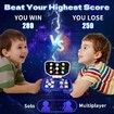 Handheld Games, Light Up Electronic Fast Press Game, Puzzle Sensory Toys, Fidget Games Travel Toys for Boys Girls Birthday Gifts, Blue