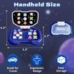 Handheld Games, Light Up Electronic Fast Press Game, Puzzle Sensory Toys, Fidget Games Travel Toys for Boys Girls Birthday Gifts, Blue