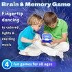 Handheld Games, Light Up Electronic Fast Press Game, Puzzle Sensory Toys, Fidget Games Travel Toys for Boys Girls Birthday Gifts, Blue