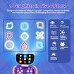 Handheld Games, Light Up Electronic Fast Press Game, Puzzle Sensory Toys, Fidget Games Travel Toys for Boys Girls Birthday Gifts, Purple
