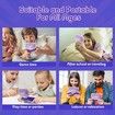 Handheld Games, Light Up Electronic Fast Press Game, Puzzle Sensory Toys, Fidget Games Travel Toys for Boys Girls Birthday Gifts, Purple