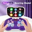 Handheld Games, Light Up Electronic Fast Press Game, Puzzle Sensory Toys, Fidget Games Travel Toys for Boys Girls Birthday Gifts, Purple