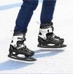 Adjustable skates Figure skates for men and women, black size L fits foot length 235-265 mm (reference).
