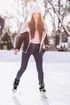 Adjustable skates Figure skates for men and women, black size XL fits foot length 265-295 mm (reference).