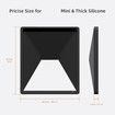 Starlink Mini Case Cover,Luquid Silicone Protective Case for Mini Starlink Dish Antenna Protector Black with Anti-Reflection Sticker