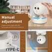 Anti Barking Device Dog Bark Deterrent Simulated Surveillance Camera Bark Control Device Dummy Security Dogs Silencer Indoor Outdoor(White)