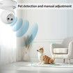 Anti Barking Device Dog Bark Deterrent Simulated Surveillance Camera Bark Control Device Dummy Security Dogs Silencer Indoor Outdoor(White)