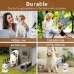 Anti Barking Device Dog Bark Deterrent Simulated Surveillance Camera Bark Control Device Dummy Security Dogs Silencer Indoor Outdoor(White)