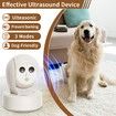 Anti Barking Device Dog Bark Deterrent Simulated Surveillance Camera Bark Control Device Dummy Security Dogs Silencer Indoor Outdoor(White)
