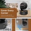 Anti Barking Device Dog Bark Deterrent Simulated Surveillance Camera Bark Control Device Dummy Security Dogs Silencer Indoor Outdoor(Black)