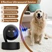 Anti Barking Device Dog Bark Deterrent Simulated Surveillance Camera Bark Control Device Dummy Security Dogs Silencer Indoor Outdoor(Black)