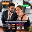 AI Language Translator Earbuds,OWS Real-Time 3-in-1 Translation Earbuds 144 Languages & Accents,Translation Device for Travel Business Learning,Black