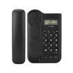 Corded Phone, Desktop Telephone Landline Wired Phone Wall Telephone with Cord and Calls Display for Home Office Hotel,Black