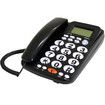 Corded Big Button Telephone for Elderly Caller ID Landline Phones,Amplified Telephone Home Phone for Old People with Speaker and Easy to Read Number