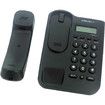 Corded Basic Landline Phone,Telephone with LCD Incoming Call Number Display, Desk Wall Mountable Analog Phone for Home Office (Black)