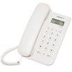 Corded Basic Landline Phone,Telephone with LCD Incoming Call Number Display, Desk Wall Mountable Analog Phone for Home Office (White)