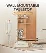Retro Wall Phone with Big Button Lighted Keypad, No AC Power Required, Loud Visual Ringer, Volume Control, Vintage Corded Phone for Home Office,Beige