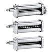 Pasta Maker Attachments Set for all KitchenAid Stand Mixer, including Pasta Sheet Roller, Spaghetti Cutter, Fettuccine Cutter