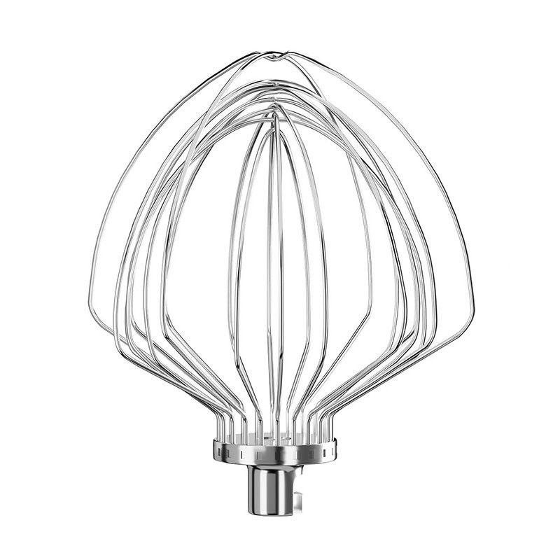 KN211WW Stainless Steel 11 Wire Whip Attachment for KitchenAid Bowl Lift Mixer 7 Quart Bowl, Stainless Steel Whisk Replacement for Kitchen Aid Mixer