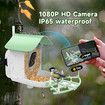 Bird Feeder with Camera,AI Identify Birds Species,Solar Powered,Auto Record Videos in Backyard,Instant Notifications,Ideal Gift for Family and Bird Lovers