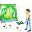 Golf Chipping Game with Sticky Balls fun Game Mat Indoor OutdoorGolf Game Set For Family Kids Outdoor Indoor