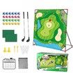 Golf Chipping Game with Sticky Balls fun Game Mat Indoor OutdoorGolf Game Set For Family Kids Outdoor Indoor
