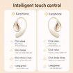 AI Language Translator Earbuds,144 Languages Bluetooth Translator Device, Two Way Translator Earphones for Language Learning Travel Business,Beige