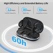 AI Language Translator Earbuds,144 Languages Bluetooth Translator Device, Two Way Translator Earphones for Language Learning Travel Business,Black