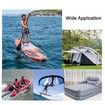 Electric Air Pump Portable Electric Air Pump 20PSI High Pressure Air Compressor Inflation Deflation 7 Nozzles for Inflatable Boat Surfboard Stand-up Paddle
