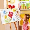 4 Pack Trifold Poster Board Set Kids White Corrugated Project Boards Science Fair School Projects Event Displays Business Presentations