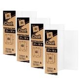 4 Pack Trifold Poster Board Set Kids White Corrugated Project Boards Science Fair School Projects Event Displays Business Presentations