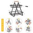 2 Tier Fruit Basket,Fruit Bowl Holder Bread Basket Vegetable Rack,Detachable Fruit Holder for Fruit,Vegetables,Snacks Home,Kitchen Office Color White