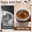 Automatic Magnetic Stirring Coffee Mug,Self Stirring Coffee Mug,Rechargeable Automatic Stirring Coffee Mug,Electric High Speed Mixing Cup