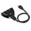 HDMI Switch 3 Port,4K HDMI Splitter 3 in 1 Out for HDTV,HDMI 3 Port Video switcher with Status Indicator,for DVD,STB,PC,DV,DLP Video Projector