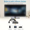 HDMI Switch 3 Port,4K HDMI Splitter 3 in 1 Out for HDTV,HDMI 3 Port Video switcher with Status Indicator,for DVD,STB,PC,DV,DLP Video Projector
