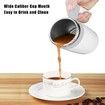 Self Stirring Mug,Rechargeable Auto Magnetic Coffee Mug with 2Pc Stir Bar,Waterproof Automatic Mixing Cup White