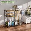 Garden Tool Organizer, 3-Tier Storage Rack , Black - Perfect for Garden, Shed, Garage, Backyard Tools